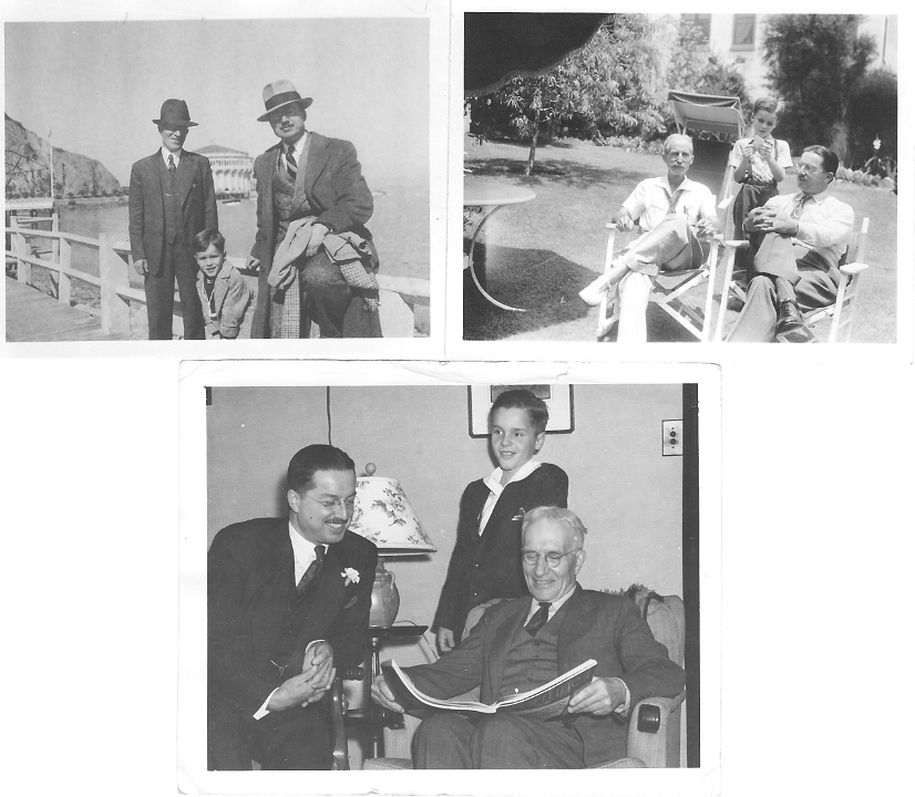 With Fatther and Grandfather About 10